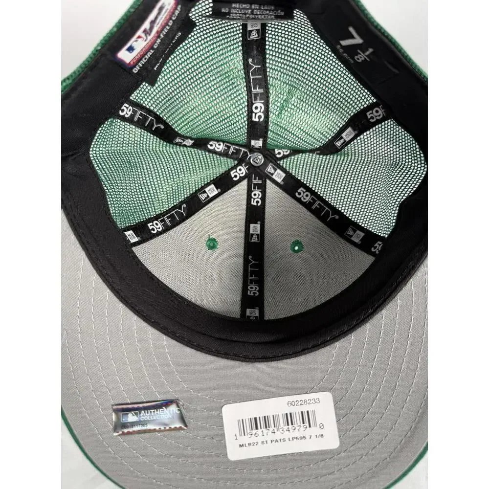NWT New Era Chicago Cubs St. Patrick's Day 59FIFTY Fitted Hat 7 1/8 - Picture 9 of 9